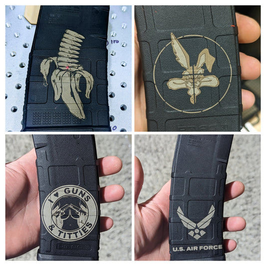 Custom Lasered PMAG