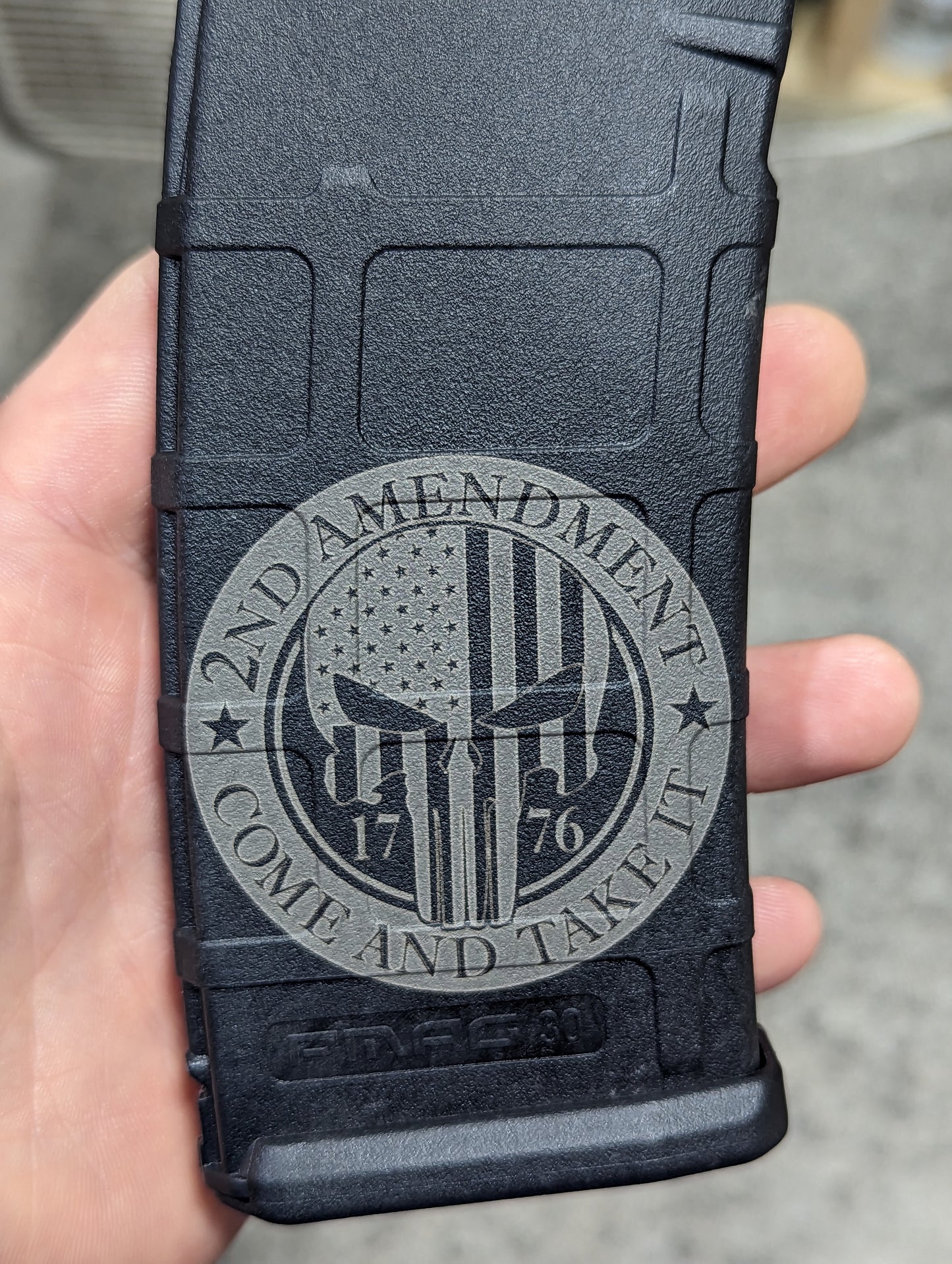 Custom Lasered PMAG