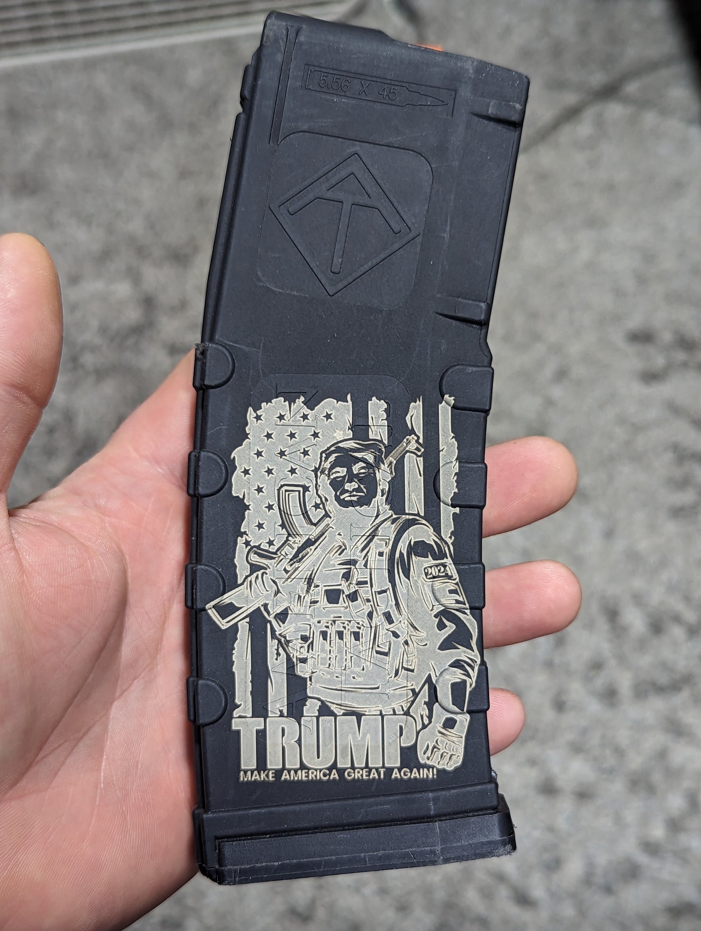 Custom Lasered PMAG