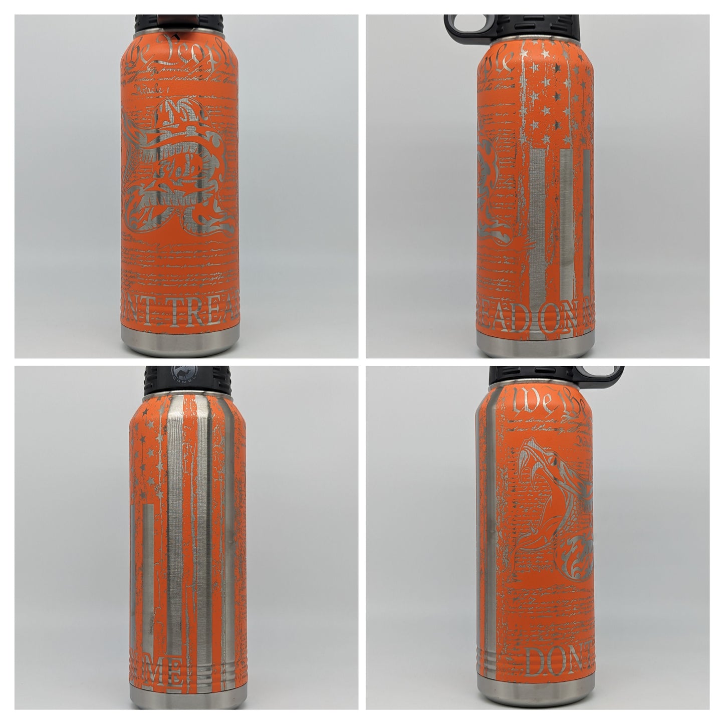 "Don't Tread on ME / We the People" Stainless Water Bottle