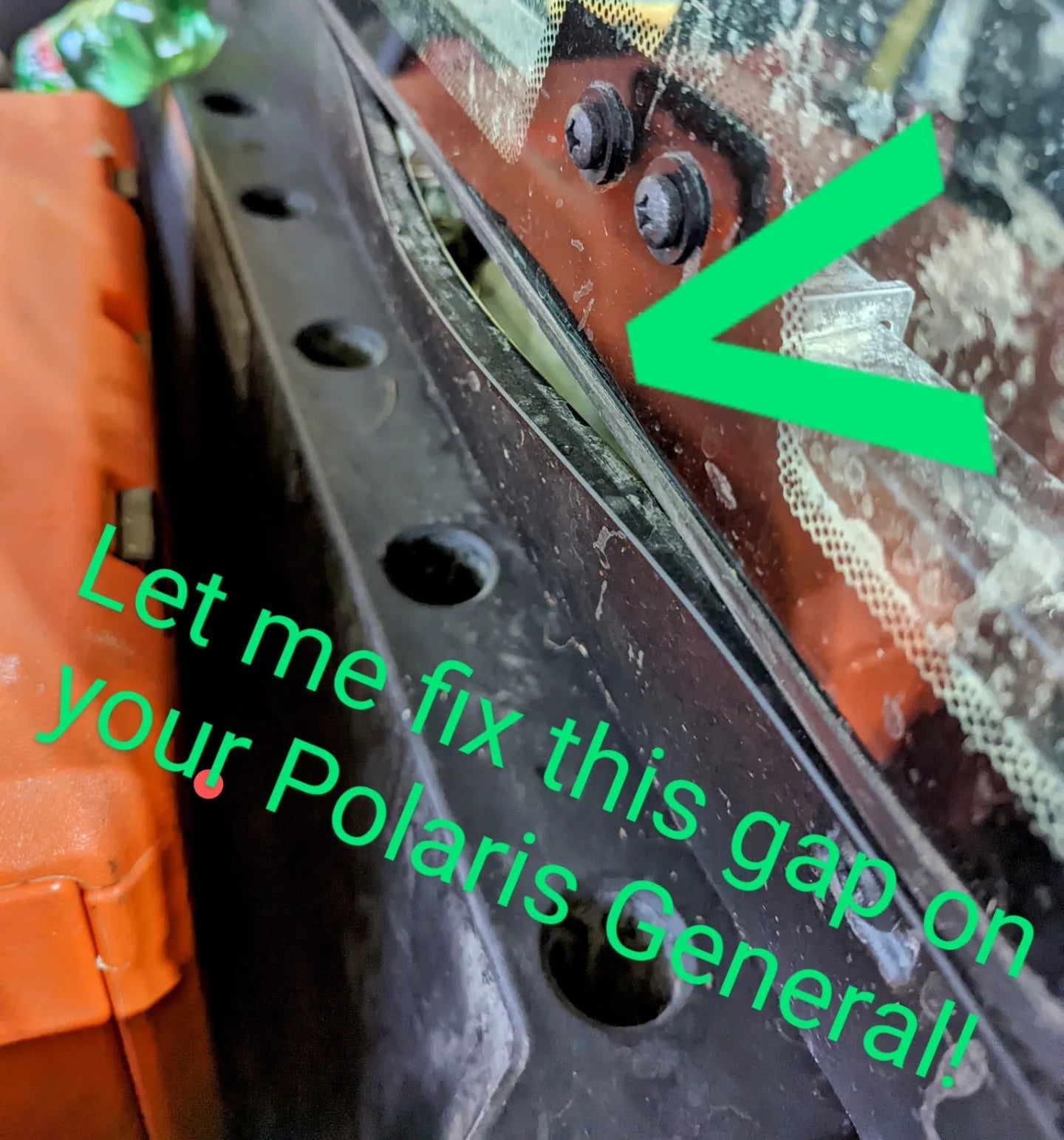 Polaris General Rear Filler Panel Bracket