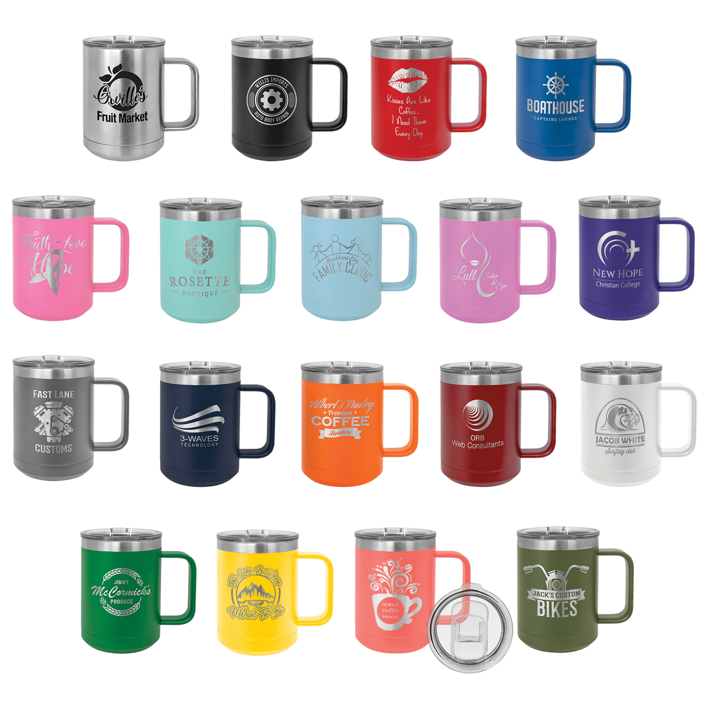 15oz Stainless Coffee Cup