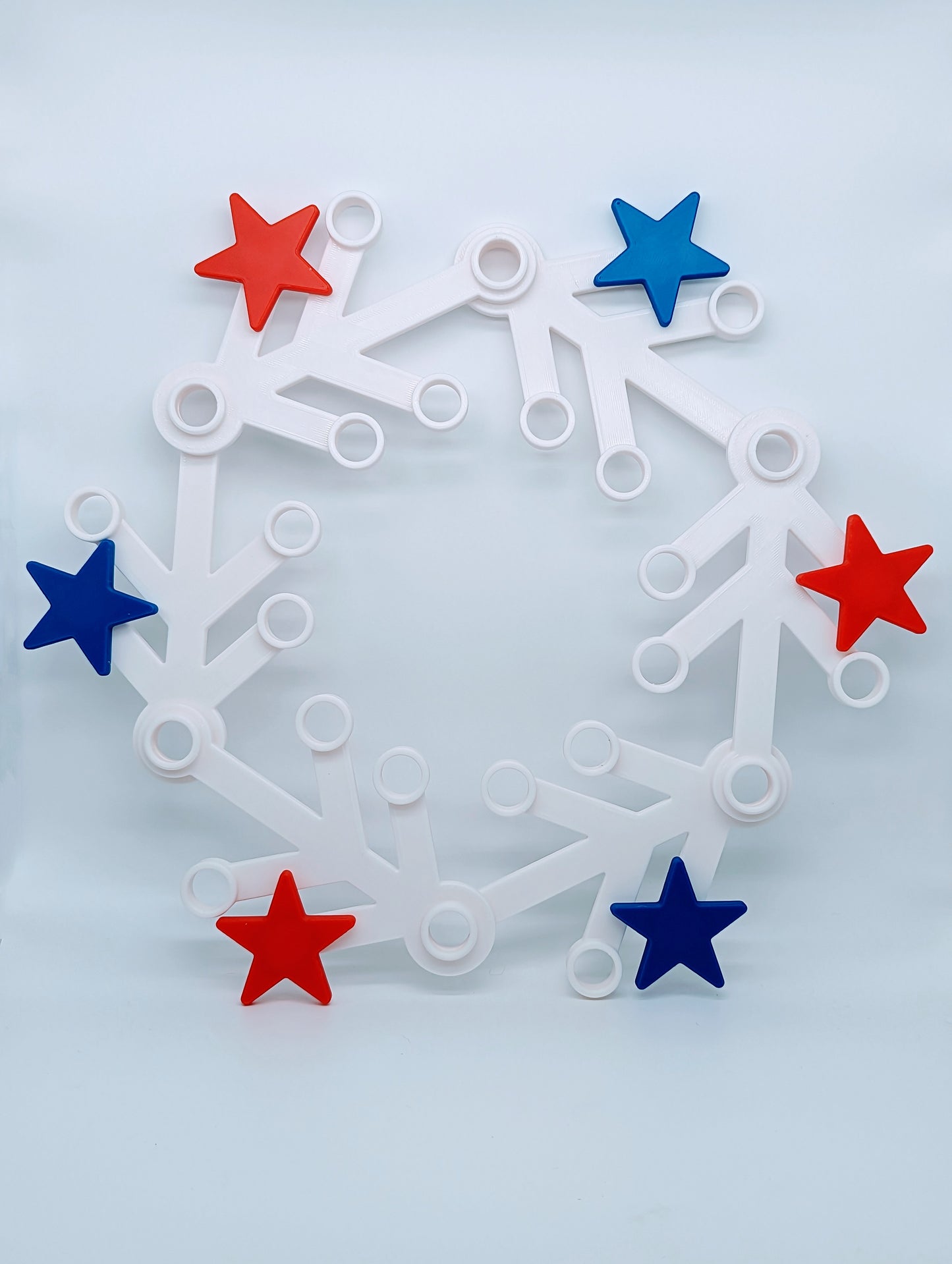 "LEGO" Inspired Wreath