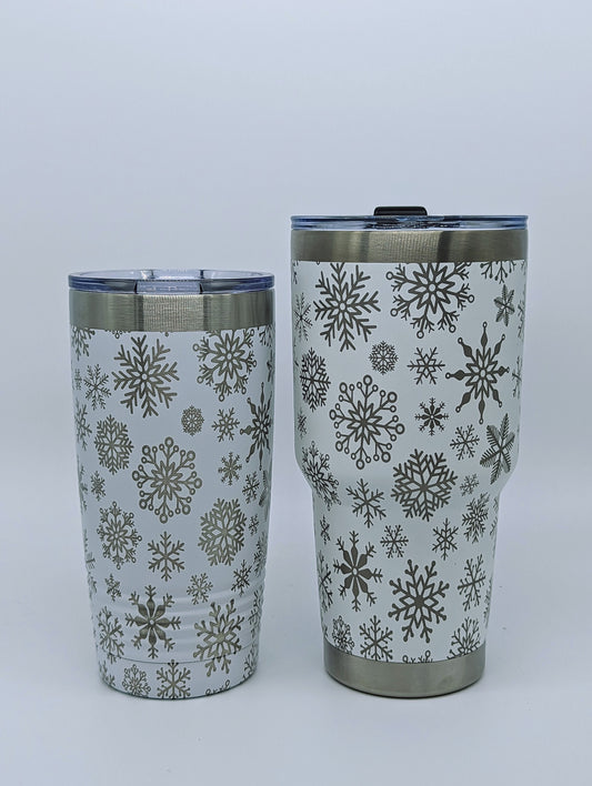 Snowflake Wrapped Tumbler