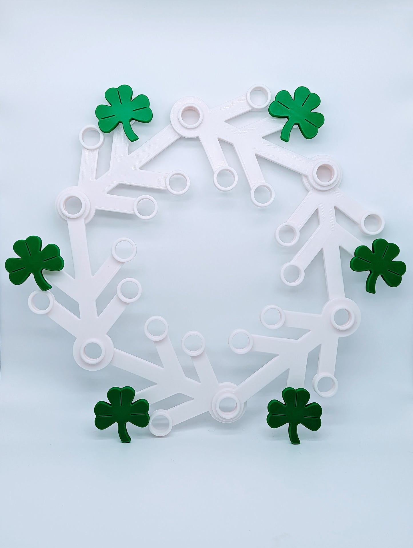 "LEGO" Inspired Wreath